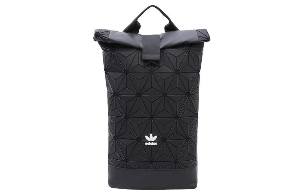 Adidas Originals Trefoil Polyester Backpack Unisex Pure Black