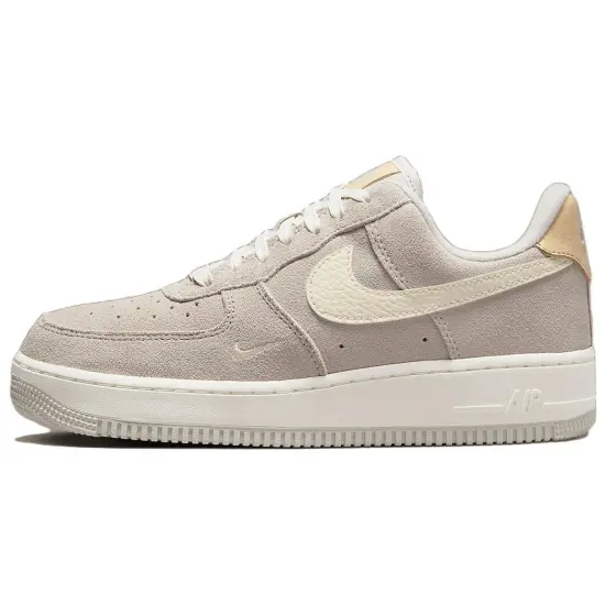 Nike Air Force 1 Skateboarding Shoes Men Low-top Light Gray