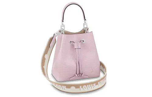 LOUIS VUITTON Cow Leather Bucket Bag, Shoulder Bag Mini Women's Pink