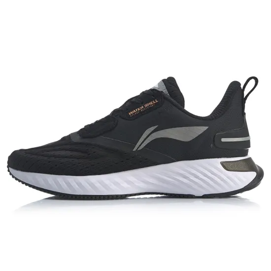 LINING Cloud Five Generations SHIELD Running Shoes Men Low-Top Black Gray