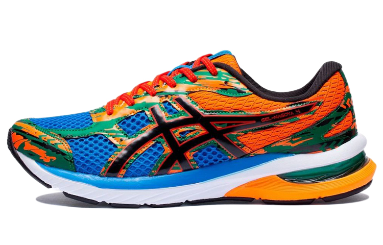 Asics Gel Nagoya 4 Low top Running Shoes Men's Blue Orange