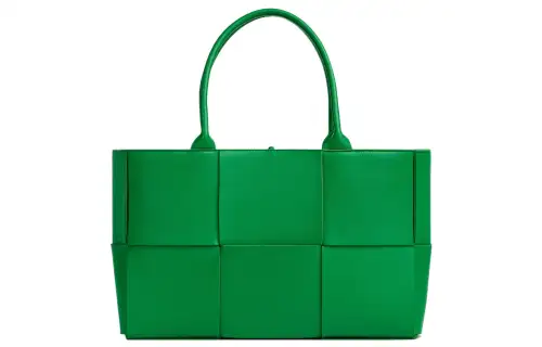 Bottega Veneta Arco Intreccio Tote Bag Medium Parakeet