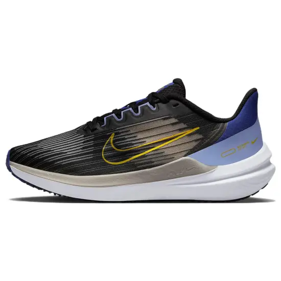 Nike Zoom Winflo 9 Running Shoes Women's Low-top Black/Blue