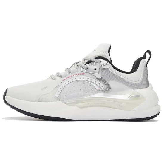LINING Spark Casual Shoes Men Low-Top Mist White/Silver