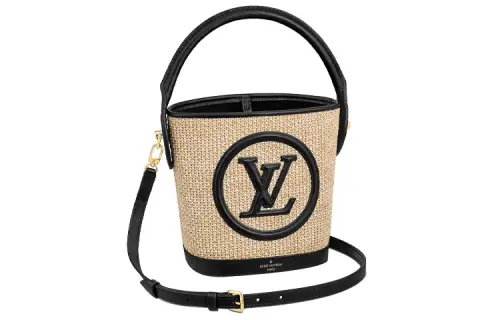 LOUIS VUITTON Petit Bucket Black