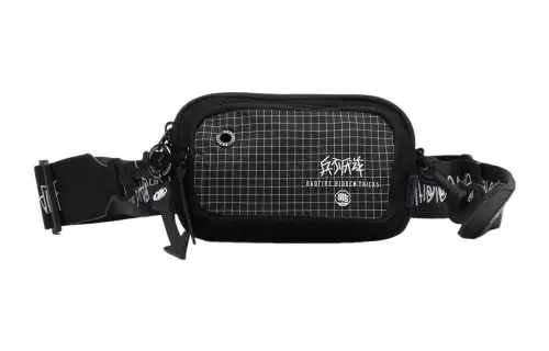 Li Ning Polyester Crossbody Bag Regular Unisex Black