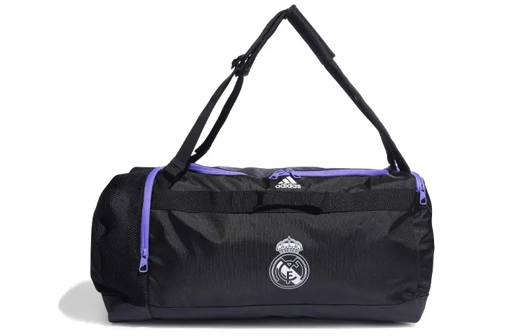 Adidas Fabric Handbag, Shoulder Bag, Crossbody Bag, Gym Bag Medium Unisex Pure Black