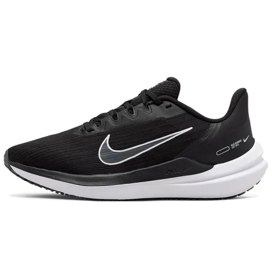 Nike Air Winflo 9 Black Dark Smoke Grey Women's