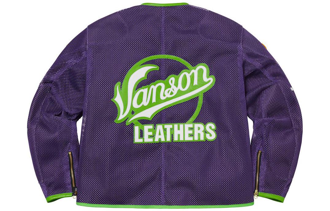 Supreme SS22 Week 18 x Vanson Leathers x Cordura Mesh Jacket SUP