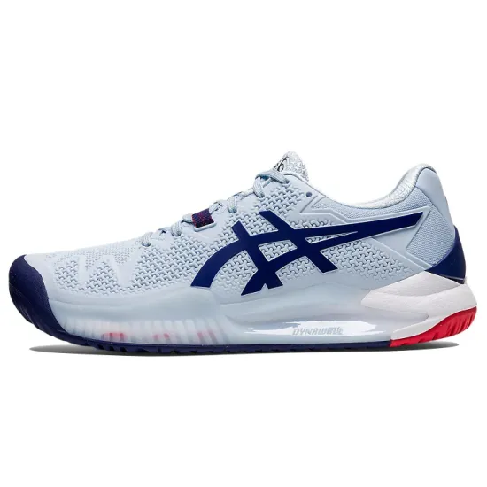 Asics Gel-Resolution 8 Tennis Shoes Women's Low-top Light Blue