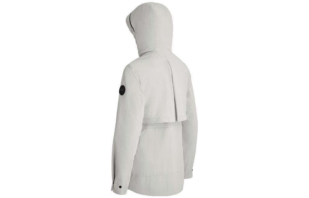 Женская куртка Canada Goose Black Label Logo (серебристо-березовая) — фото 3