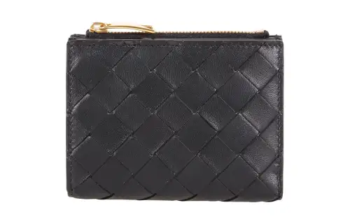 Bottega Veneta Bi-Fold Zipped Wallet