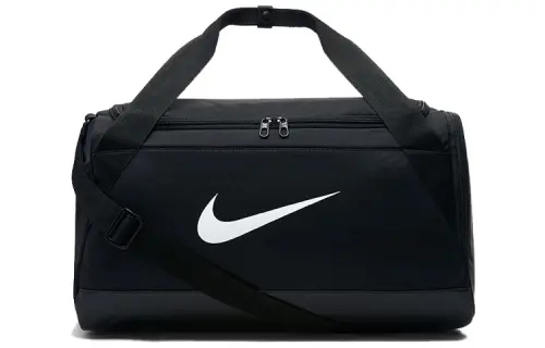 Nike Cotton Handbag, Shoulder Bag, Crossbody Bag, Gym Bag Large Unisex Pure Black