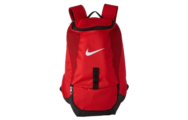 Nike Polyester Backpack Regular Unisex Red Black