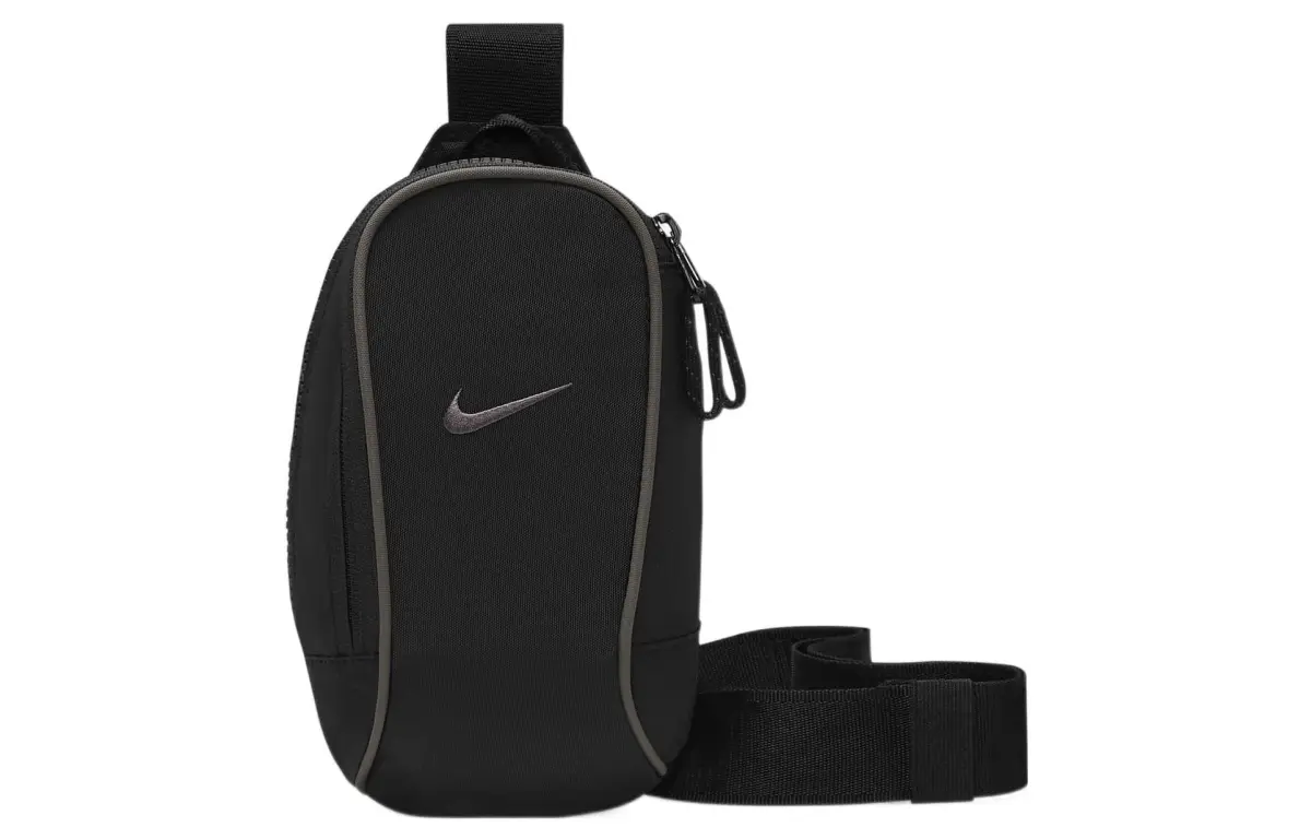Nike Sportswear Essentials Nylon Sling Bag Regular Unisex Pure Black/Ore Gray