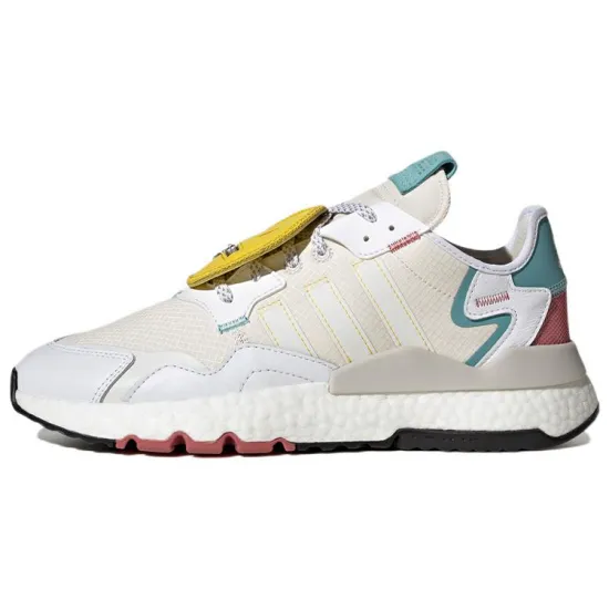 Adidas Originals Nite Jogger Lifestyle Shoes Unisex Low-top White/bright Yellow