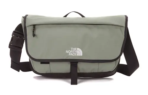 THE NORTH FACE 15L Shoulder Bag, Crossbody Bag, Outdoor Bag Polyurethane Green Unisex