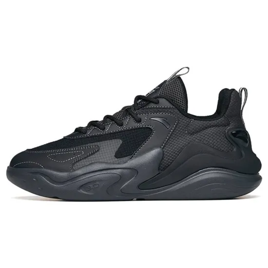 ANTA Chao Worship 3.0 Casual Shoes Men Low-Top Black/Carbon Gray