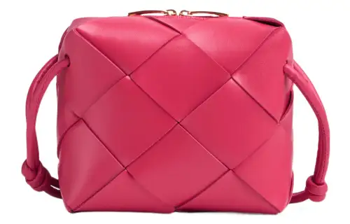 Bottega Veneta Cassette Camera Bag Mini Cranberry