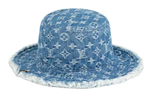 LOUIS VUITTON DENIM Cotton Bucket Hats Unisex