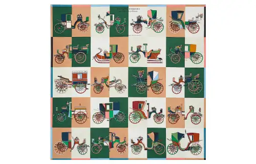 HERMES Scarves Women's Green