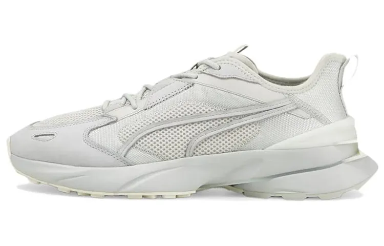 PUMA Pwrframe Op 1 Lth Athleisure Casual Sports Shoe Unisex Gray