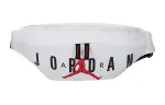 Jordan Polyester One Shoulder Crossbody Sling Bag, Fanny Pack Regular Unisex White