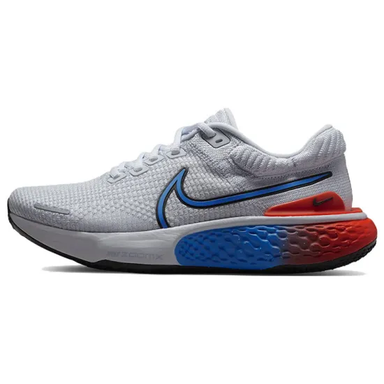 Nike ZoomX Invincible Run Flyknit 2 Football Grey Royal Crimson Women's