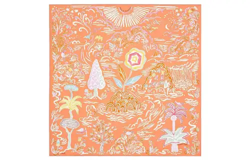HERMES Scarves Unisex Multicolor
