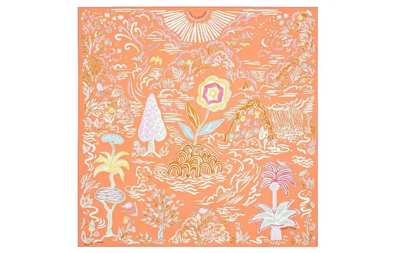 HERMES Scarves Unisex Multicolor