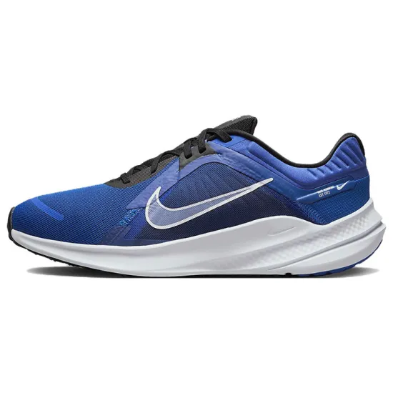 Nike Quest 5 Running Shoes Men Low-top White/Royal Blue/Fern Green