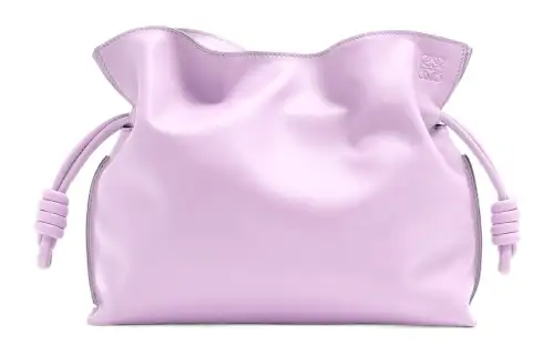 LOEWE Flamenco Clutch In Nappa Calfskin Bloom Orchid