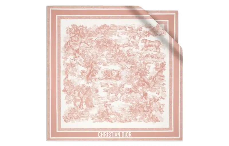 DIOR Scarves Women's Ivory, Pink