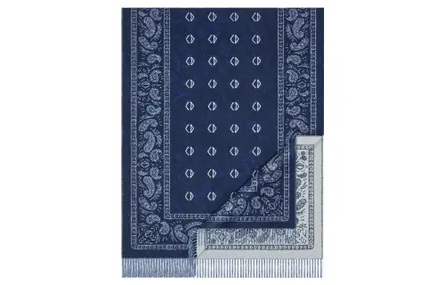 DIOR Knit Scarves Men's Blue