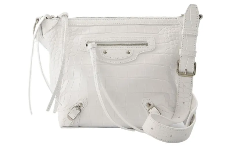 Balenciaga Calfskin Crossbody Bags Women's White