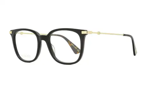 GUCCI Metal Square Prescription Glasses Women's