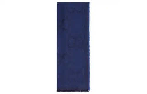 GUCCI Knit Scarves Unisex Blue