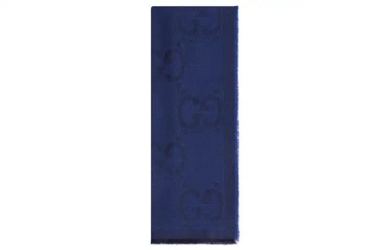 GUCCI Knit Scarves Unisex Blue
