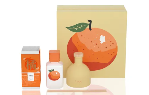 Perfumed gift box, perfume, aromatherapy, set, candle, 60 ml