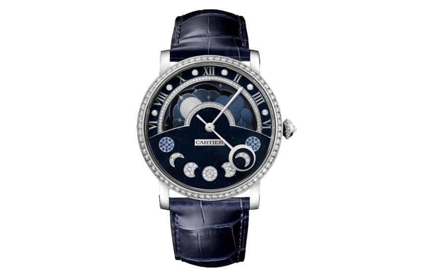 CARTIER CALIBRE Collection Automatic Mechanical Movement Men's Watches Watch 40mm Blue Dial