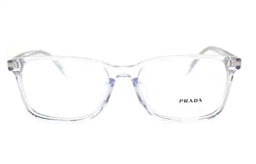 PRADA Plate Frame Rectangular Eyeglass Frames Men's