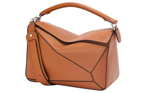 LOEWE Puzzle Smooth Calfskin Geometric Puzzle Bag, Handbag, Shoulder Bag, Crossbody Bag Medium Women's