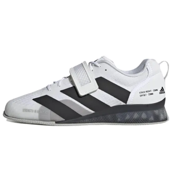 Adidas Adipower 3 Cloud White Core Black Grey Two