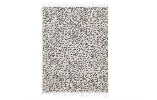 Balenciaga Scarves Unisex Black/White