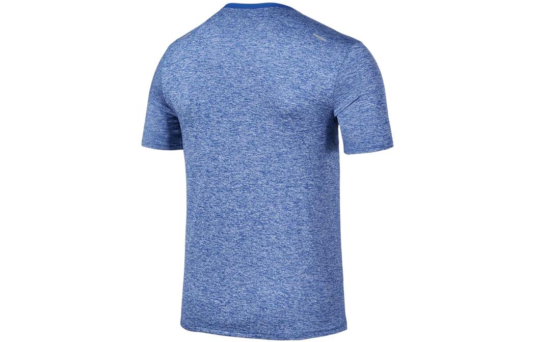Nike Running T Shirts Men’s Blue Crew Neck Moderate Straight Fit