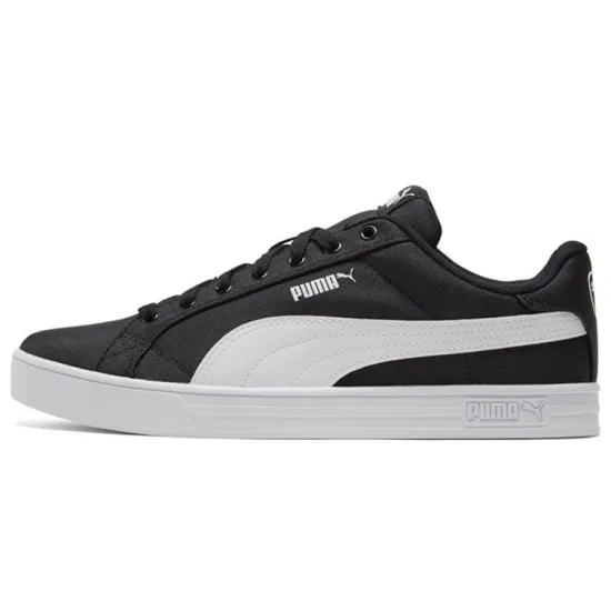 Puma Smash Skateboarding Shoes Unisex Low-top Black/white