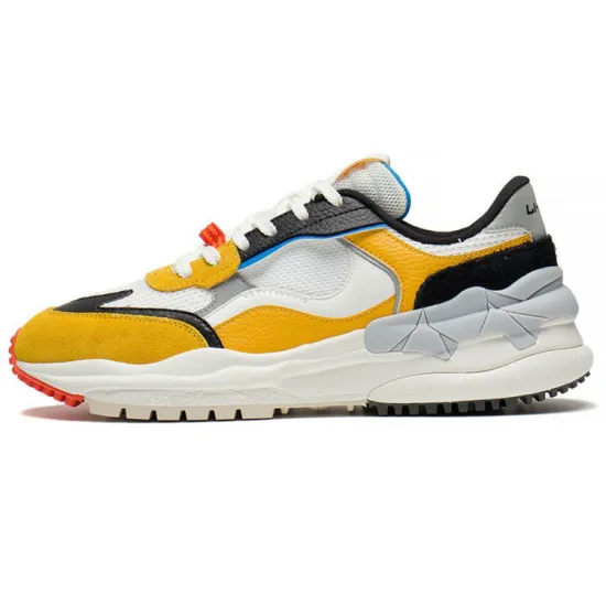 LINING Origin Casual Shoes Men Low-Top Golden Yellow/Pearl White