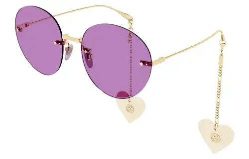 GUCCI Sunglasses Women's Gold