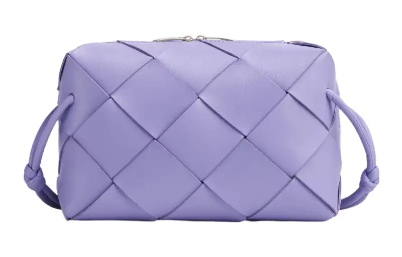 Bottega Veneta Cassette Camera Bag Small Wisteria