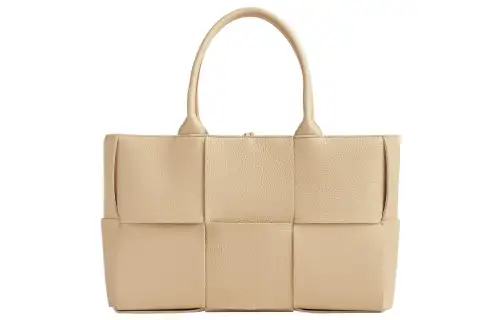 Bottega Veneta ARCO Calfskin Tote Bag, Shoulder Bag, Crossbody Bag, Handbag Small Women's Almond